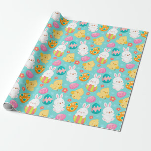 Papper för avverkning av Cute Påsk Mönster Presentpapper