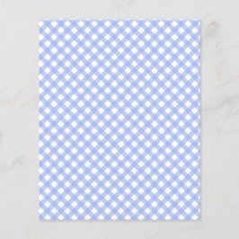 Papper för Baby blue Gingham Mönster-skrapbok
