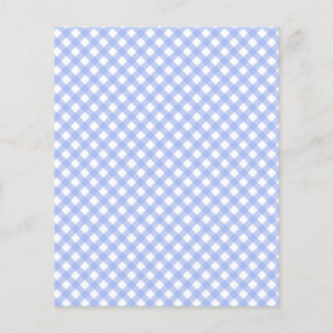 Papper för Baby blue Gingham Mönster-skrapbok