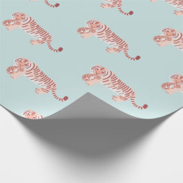 Papper för Baby blue inkapsling av mamma Tiger & U Presentpapper