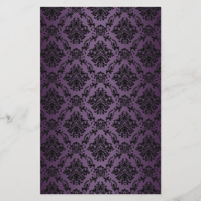 Papper för baroque Plum Victorian Scrapbook (Framsida)