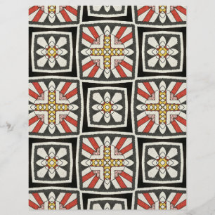 Papper  för Black Red Gult Scrapbook