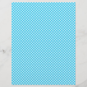 Papper för Blue Polka-punktsskrapbok