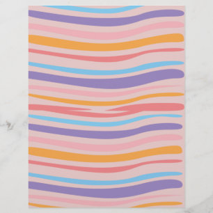 Papper för böjd linjerad klippbok