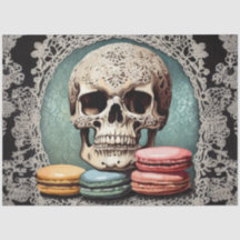 Papper för borttagning av Snöre-skull för Macaron