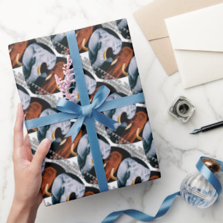 Papper för borttagning av Wooly Mammoth Wrapping Presentpapper