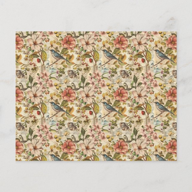 Papper för botaniskt Stollig-skräppost (Framsida)