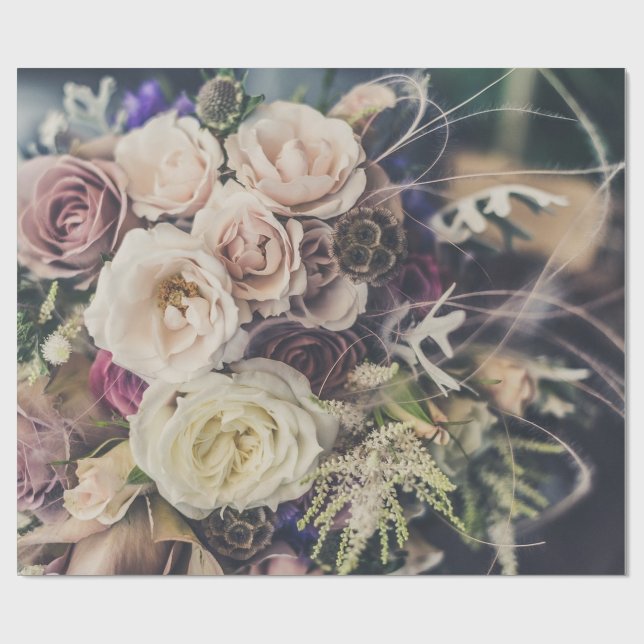 Papper för bröllopsbuketter för att skapa presenta presentpapper (Platt)