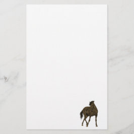 Papper för Brown Horse White Stationery