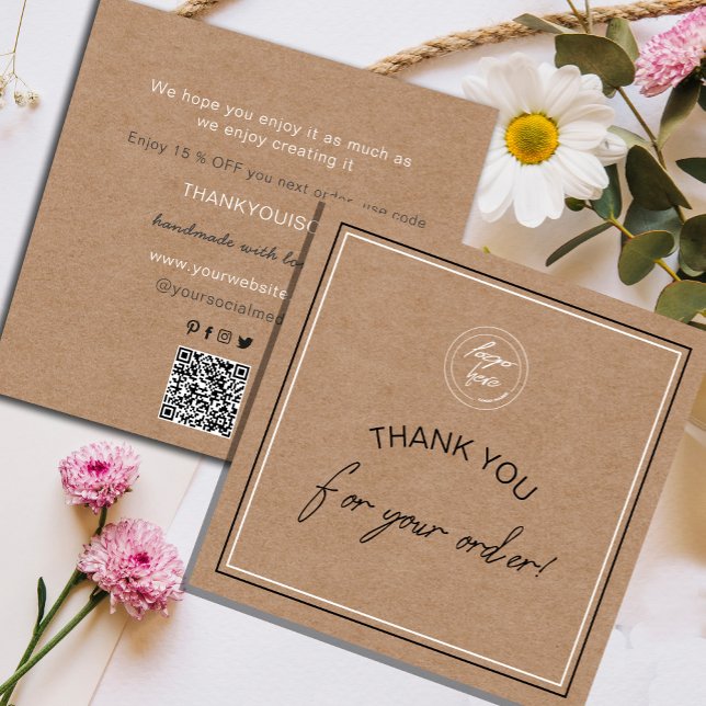 Papper för Business Tack Elegant Craft (#thankyoucraftpaper #thankyouforyourorder)