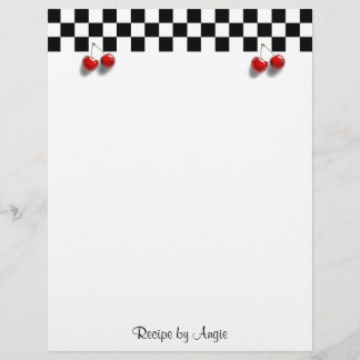 Papper för Checkerboard-körsbärsrecept
