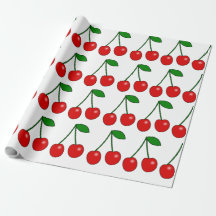 Papper för Cherry Mönster Wrapping