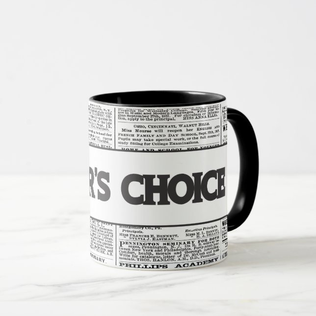 Papper för Choice News Mugg (Framsida höger)