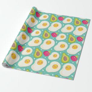 Papper för Eg Mönster Wrapping Presentpapper
