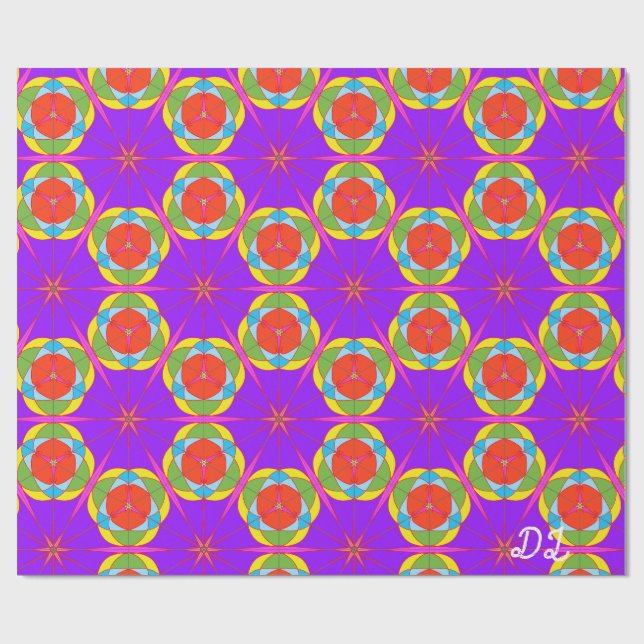 Papper för enhetlig Abstrakt för Vätskig insvällni Presentpapper (Platt)