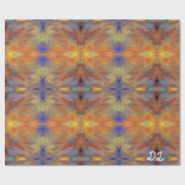 Papper för enhetlig Abstrakt för Vätskig insvällni Presentpapper (Platt)