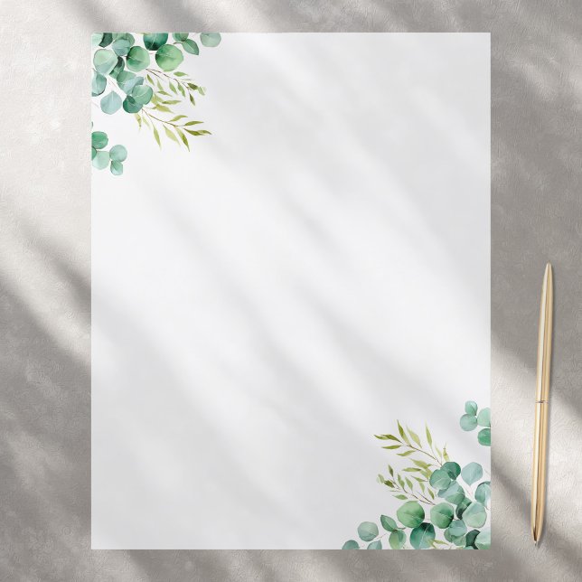 Papper för Eucalyptus Greenery Stationery (Skapare uppladdad)