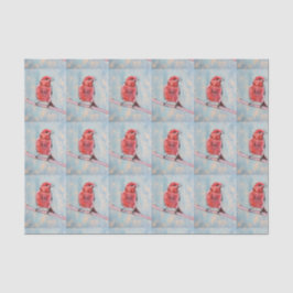 Papper för fågeltrycksilkespapper