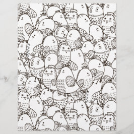 Papper för färgning av sidans friterbok