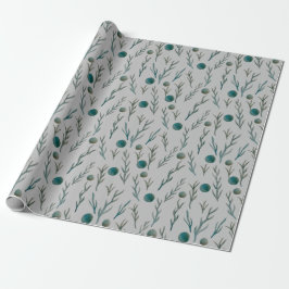 Papper för Ferns & Dots Wrapping Presentpapper