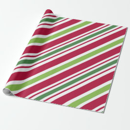Papper för fet Rand-jul Presentpapper