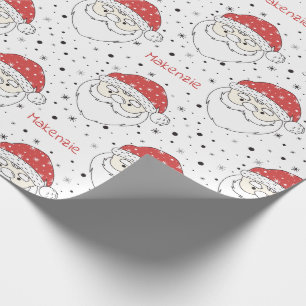 Papper för figursättning av eget namn presentpapper