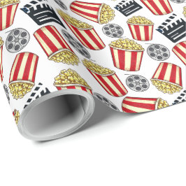 Papper för filmnattssvällning presentpapper