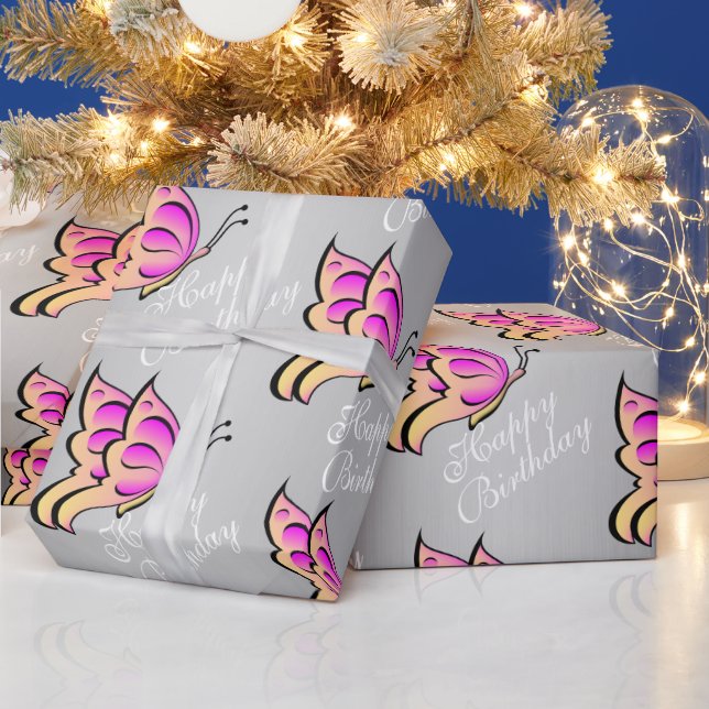 Papper för fjäril Wrapping Presentpapper (Helgdagar)