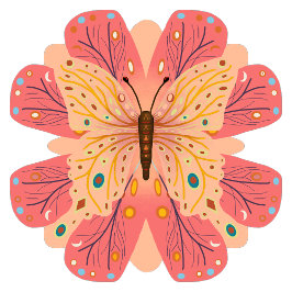 Papper för fjäril Wrapping Presentpapper