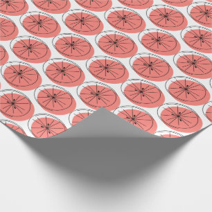 Papper för förpackning av Citrus Rosa Wrapping Presentpapper