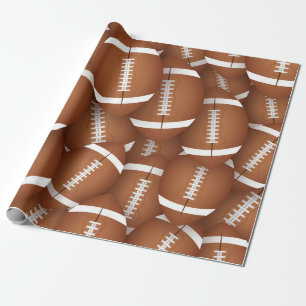 Papper för fotboll Mönster Wrapping Presentpapper