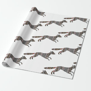 Papper för foxinsvällning presentpapper