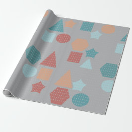 Papper för Geometric Mönster Wrapping Presentpapper