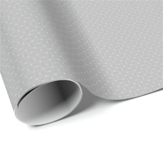 Papper för Geometric Silver Wrapping Presentpapper