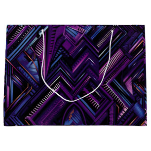Papper för Geometrisk Lila Afro Fusion Wrapping