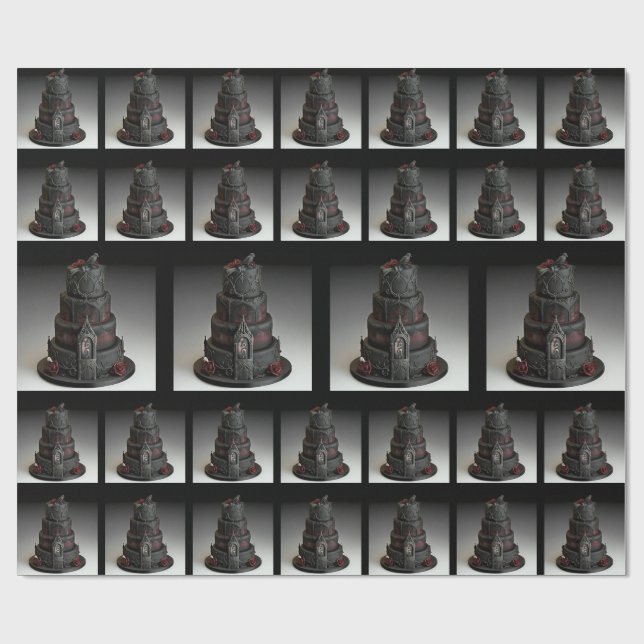 Papper för gotisk figursättning presentpapper (Platt)