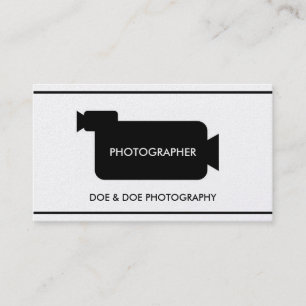 Papper för guld för fotograffilmskaparefotografi visitkort