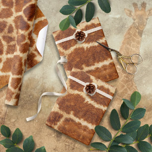 Papper för hämtning av Giraffe för djurutskrift Presentpapper