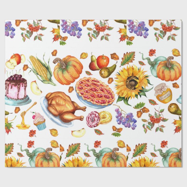 Papper för helgdag av livsmedelsförpackning presentpapper (Platt)