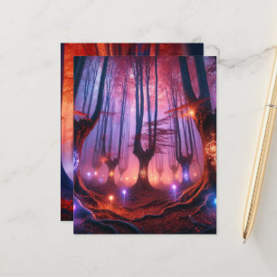 Papper för hösten Whimsigoth Twilight Forest Scrap