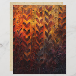 Papper för höstvingar och Löv