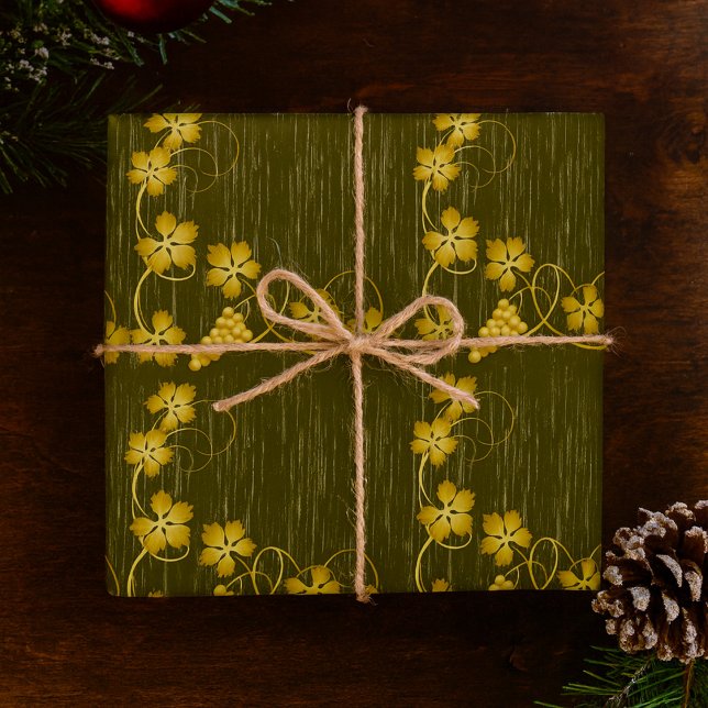 Papper för inkapsling av grapevine presentpapper (Skapare uppladdad)