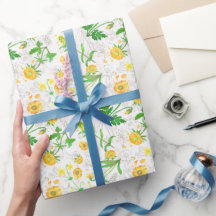 Papper för inkapsling av honung Lemon Flowers Snö