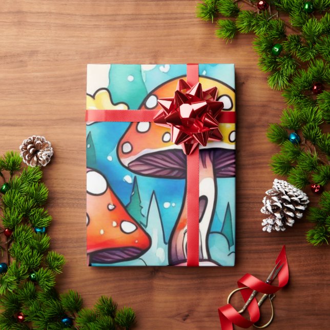 Papper för inkapsling av mönster i kuggregat presentpapper (Julgåva)