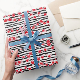 Papper för inkapsling av vild Valentines day Presentpapper