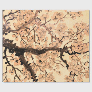 PAPPER FÖR INPÅSNING DESIGN MED JAPANSK KIRSEBÄRST PRESENTPAPPER