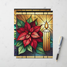 Papper för insettia och ljusstensat glasskrapp