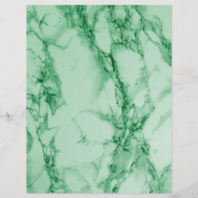 Papper för Jade Marble Scrapbook (Framsida)