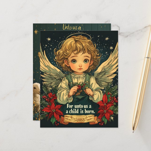 Papper för juljuskus, bibel verse-skrapbok (Fram/Back In Situ)