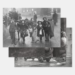 Papper för julomformning 1910- och 1920-talen